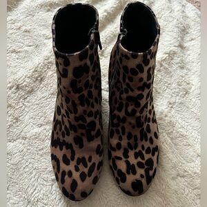 A New Day Leopard Booties